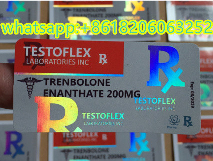 Cypionate 10 ml de etiqueta de adhesivo para medicamentos en el embalaje